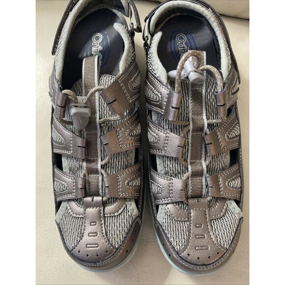 Orthofeet 997 Verona Sandals Women's 7.5 B B Medium Comfort Fisherman Closed Toe - Picture 5 of 11